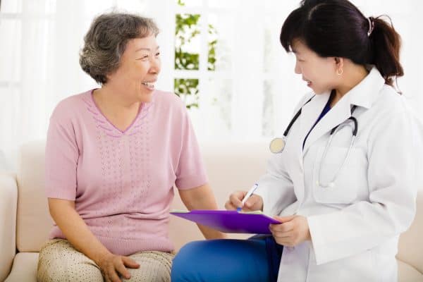 doctor consults with Medicare Advantage patient