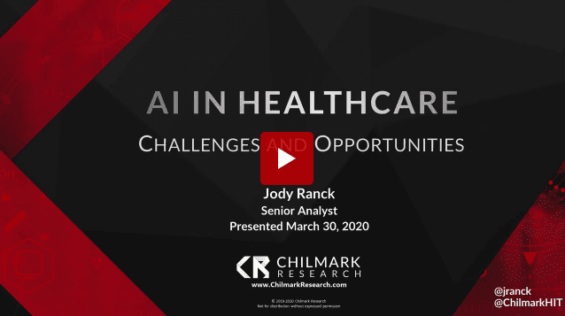 Artificial Intelligence and Machine Learning in Healthcare 2020: Webinar Available