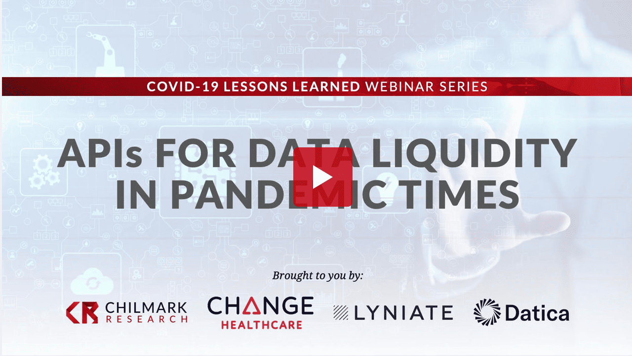 Webinar – APIs for Data Liquidity in Pandemic Times