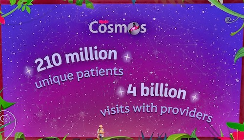 Cosmos: 210 Million individual patients across over 4 billion appointments.